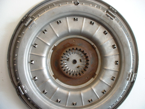 Cadillac hubcap back