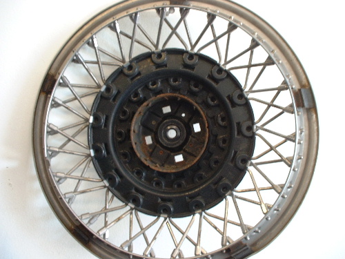 Cadillac spoke hubcap rear